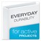 Cardinal 2 in. Capacity 11 x 8.5 Performer ClearVue Slant-D 3-Ring Binder - White